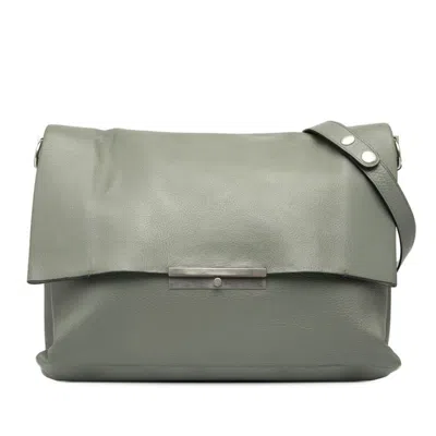 Pre-owned Celine Green Leather Shoulder Bag ()