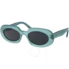 Celine Green Oval Ladies Sunglasses Cl40276u 93n 54