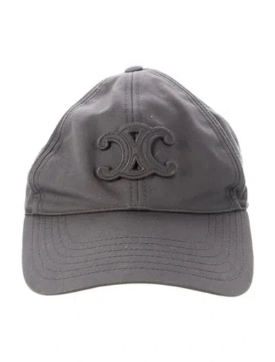 Pre-owned Celine Grey Baseball Cap