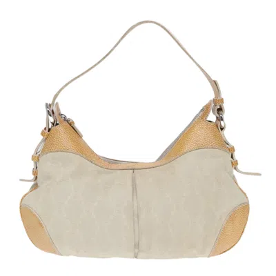 Pre-owned Celine Céline Grey Canvas Shoulder Bag ()