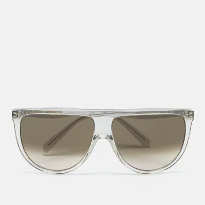 Pre-owned Celine Grey Gradient Cl41435/s Thin Shadow Oversized Sunglasses