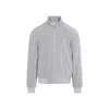 Celine Sporty Jacket With High Collar And Stripes In Green