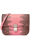 Celine Grey Lizard Medium Classic Box Flap Bag (authentic )