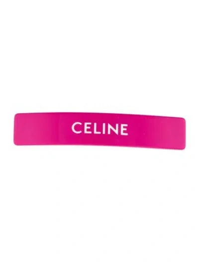 Pre-owned Celine Hair Clip In Pink