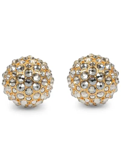Celine Hairloom Dome Earrings In Multi