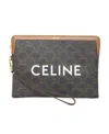 Celine Handbag With Shoulder Straps In Black