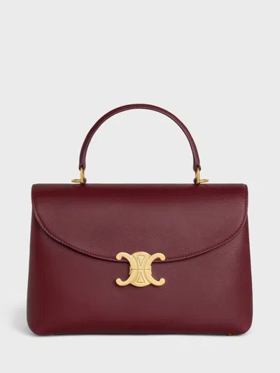 Celine Handbag Woman Color Burgundy