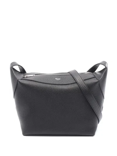 Pre-owned Celine Harry Harry Leather Shoulder Bag In Black