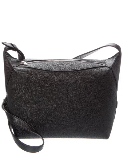 Celine Harry Leather Shoulder Bag In Black