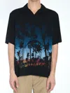 Celine Hawaiana Printed Viscose Shirt In Multi