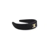 Celine Padded Satin Headband Smooth Finish