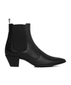 Celine Hector Pointed Chelsea Ankle Boots In Black