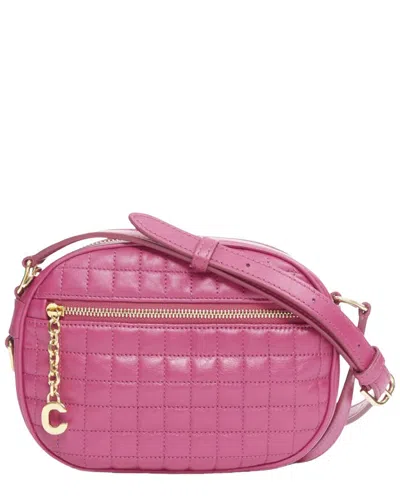 Pre-owned Celine Hedi Slimane C Charm Pink Quilted Small Crossbody Camera Bag, Never  Carried (authentic Pre-l
