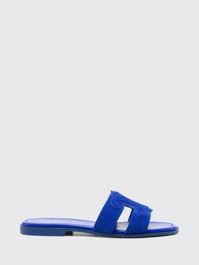 Celine Heeled Sandal Woman Color Royal Blue