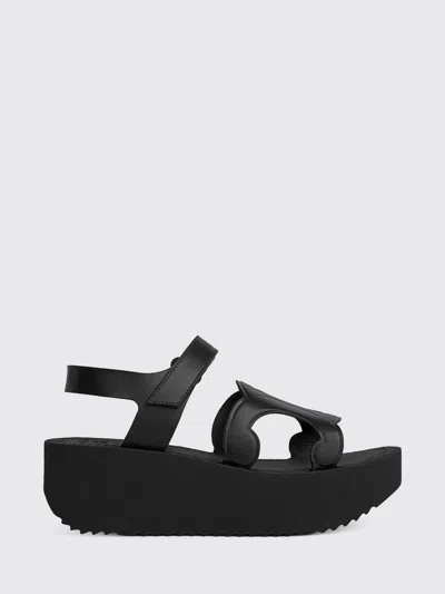 Celine Heeled Sandal Woman In Multi