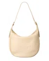 Celine Heloise Medium Leather Hobo Bag In White