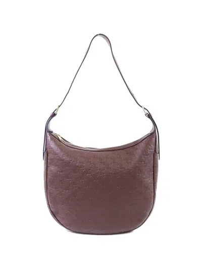 Pre-owned Celine Heloise Shoulder Bag In Brown