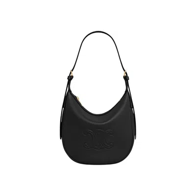 CELINE CELINE HELOÏSE SMALL BAG IN TRIOMPHE LEATHER AND SUPPLE CALFSKIN