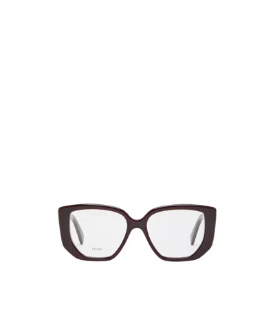 Celine Hexagon-frame Optical Glasses In White