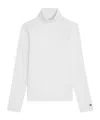 Celine High Neck Top In Athletic Cotton Jersey In White