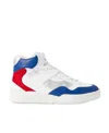 Celine White Leather Athletic Sneakers In White