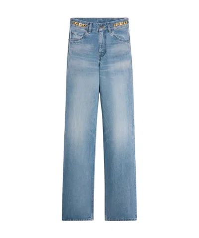 Celine High-waist Jeans In Blue
