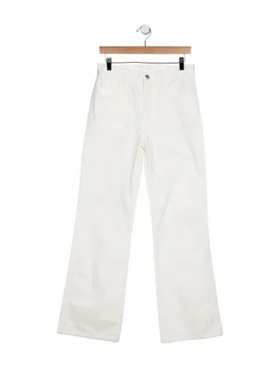 Pre-owned Celine High-rise Flared Jeans In Blue