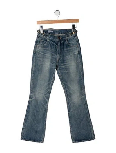 Pre-owned Celine High-rise Flared Jeans W/ Tags In Blue