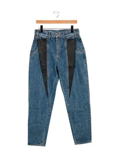 Pre-owned Celine High-rise Straight Leg Jeans In Multi