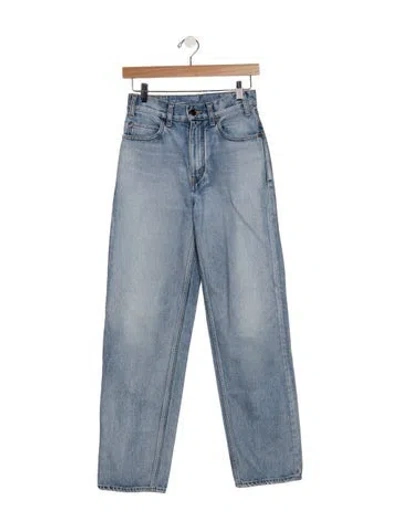 Pre-owned Celine High-rise Straight Leg Jeans W/ Tags In Blue