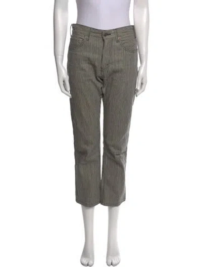 Pre-owned Celine High-rise Wide Leg Jeans In Neutral