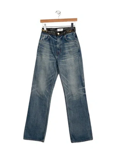 Pre-owned Celine High-rise Wide Leg Jeans W/ Tags In Blue