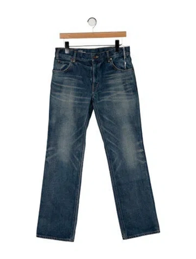 Pre-owned Celine High-rise Wide Leg Jeans W/ Tags In Blue