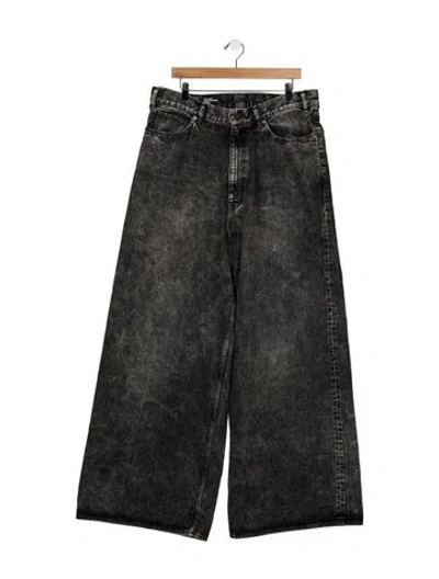 Pre-owned Celine High-rise Wide Leg Jeans W/ Tags In Gray