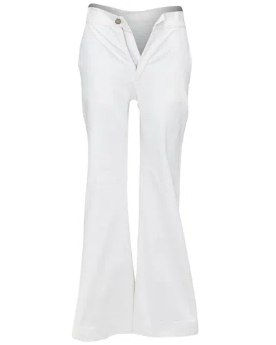 Pre-owned Celine High-waist Flare Leg Cropped Jean