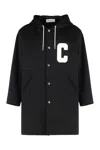 Celine Hooded Parka In Black