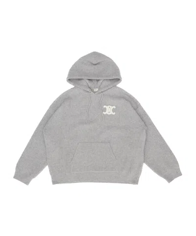 Celine Hooded Sweatshirt In Gray