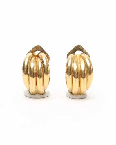 Celine Céline Hoop Clip-on Earrings