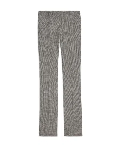 Celine Horn Casual Pants In Gray