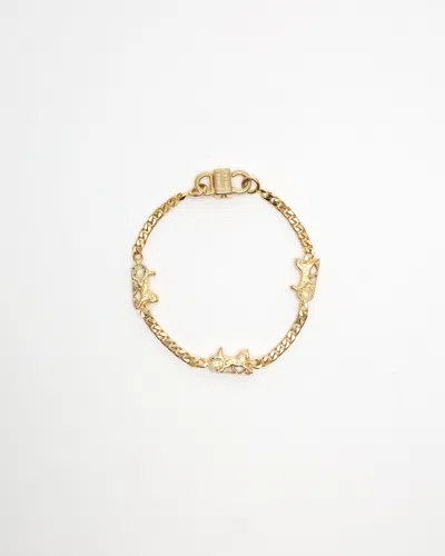 Celine Céline Horse Carriage Logo Bracelet