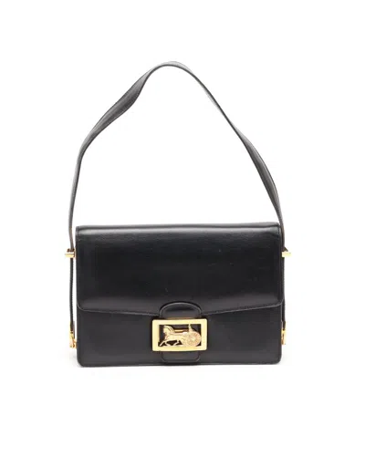 Celine Céline Horse Carriage Shoulder Bag In Purple