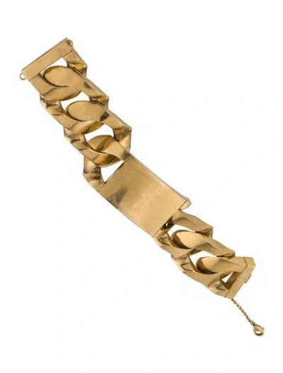 Pre-owned Celine Id Link Bracelet, 7" In Multi