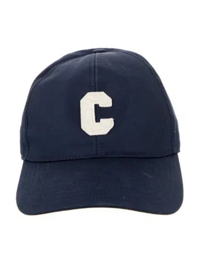 Pre-owned Celine Initial Baseball Cap In Blue
