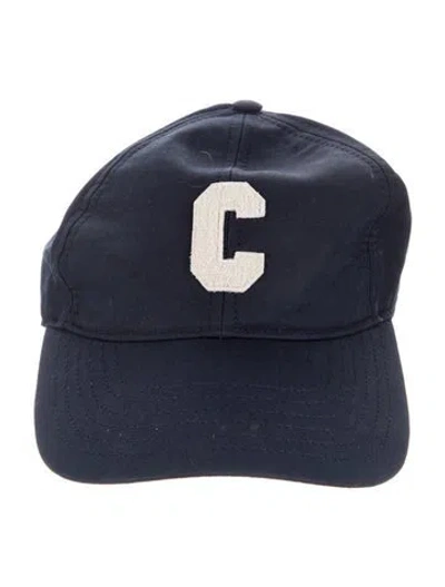 Pre-owned Celine Initial Baseball Cap In Blue