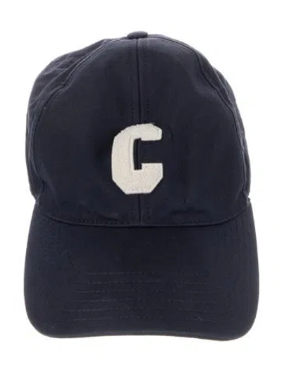 Pre-owned Celine Initial Baseball Cap In Blue
