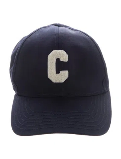 Pre-owned Celine Initial Baseball Cap In Blue