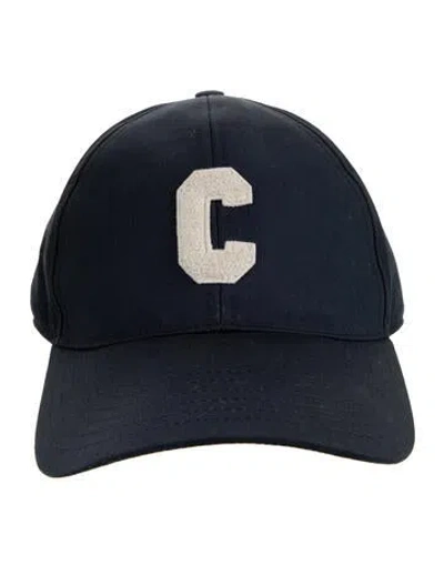 Pre-owned Celine Initial Baseball Cap In Blue