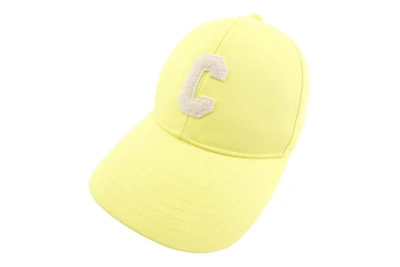 Pre-owned Celine Initial Baseball Cap Citrus