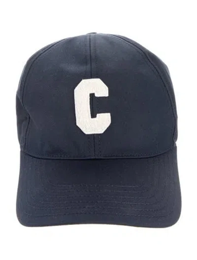 Pre-owned Celine Initial Baseball Cap W/tags In Blue