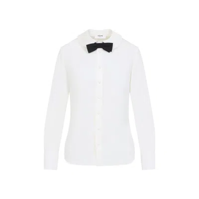 Celine Ivory White Acetate Shirt
